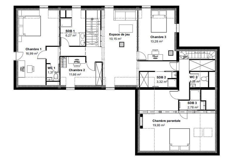 Architecture intérieur, aménagement de combles - Vue 7