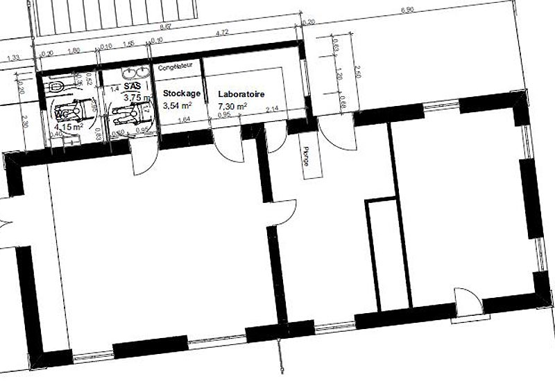 Architecte restaurant : plan 1